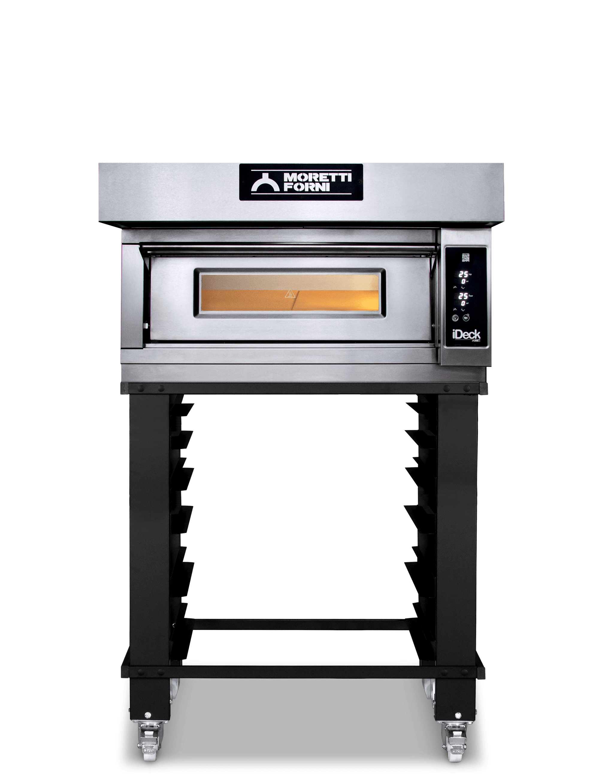 ID-M 72.72 iDeck Digital Control Electric Pizza Oven 28-1/3" x 28-1/3" x 5-1/2" chamber (Internal) . 1 Deck. 230/60/3ph